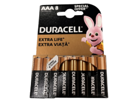 Baterije AAA Duracell (set 8x)