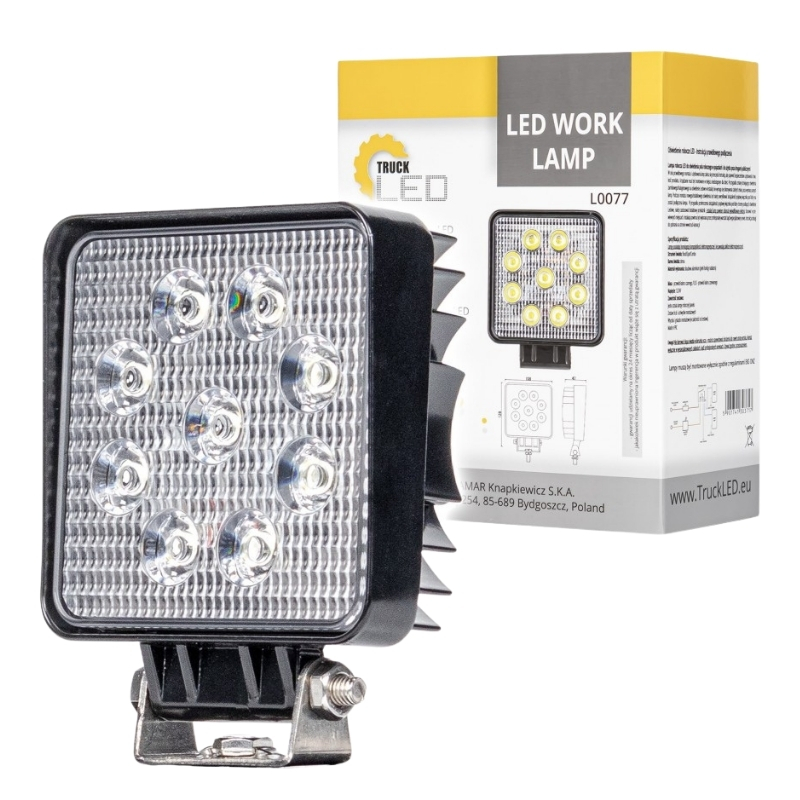 Led delovna svetilka Kamar 12/24V 1774LM