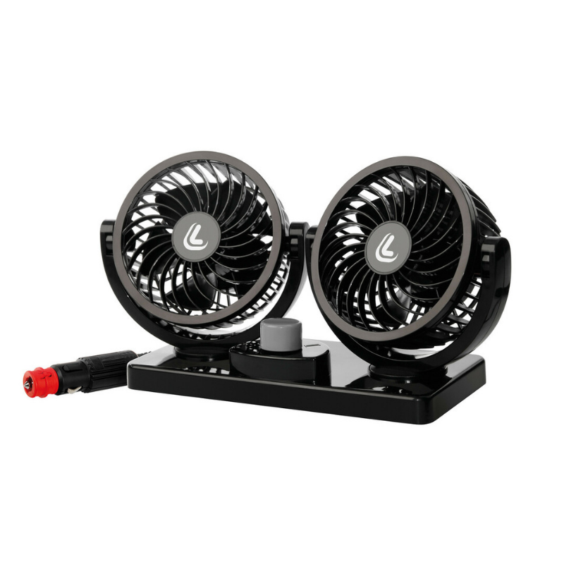 Dvojni ventilator Lampa Twin 24V