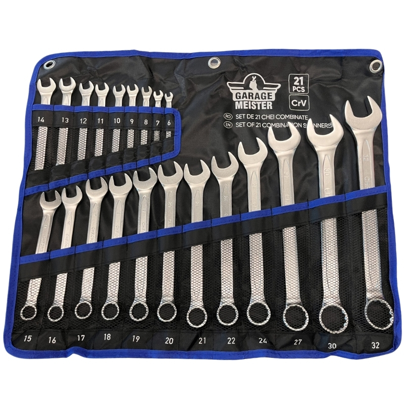 Set viličasto obročnih ključev 6-32mm Garage meister