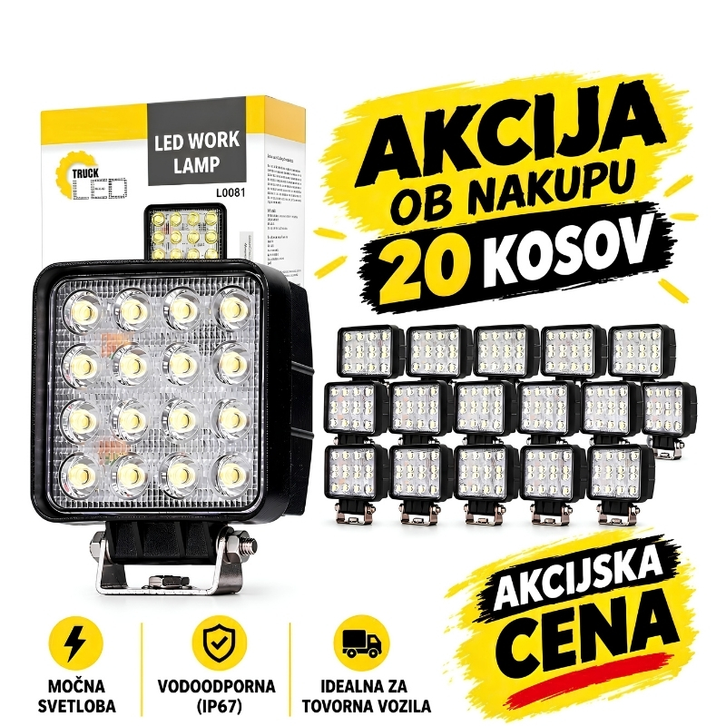 Set led delovnih žarometov 2100LM/48W Kamar (20 kosov)